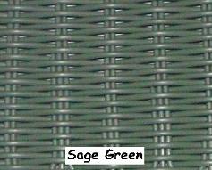 Sage Green Wicker Resin